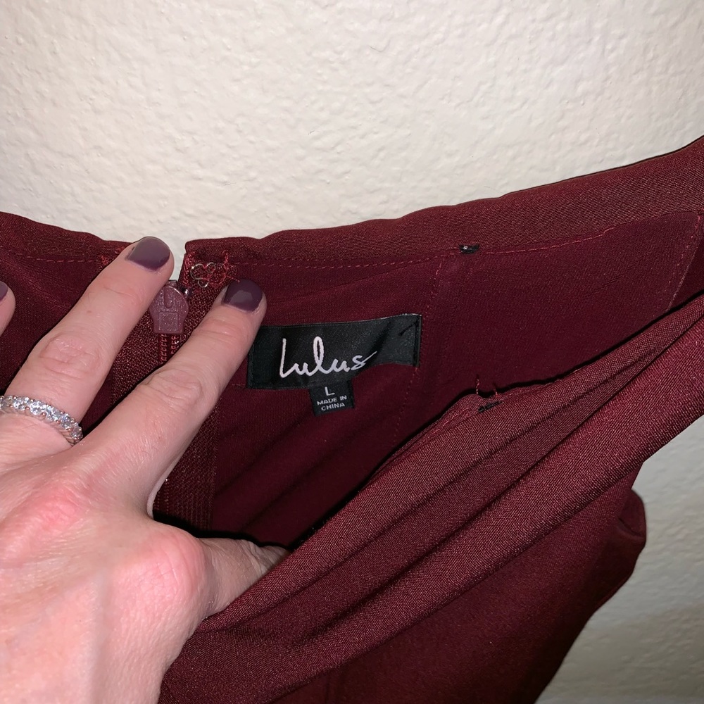 SOLD LULUS Off-the-Shoulder Bodycon Classic Dress - Picture 7 of 8